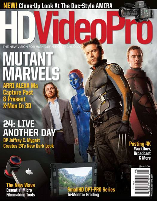 HD VIDEO PRO magazine side cover June/July 2014