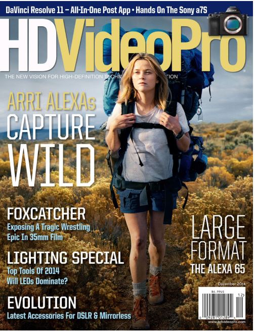HD VIDEO PRO magazine side cover December 2014