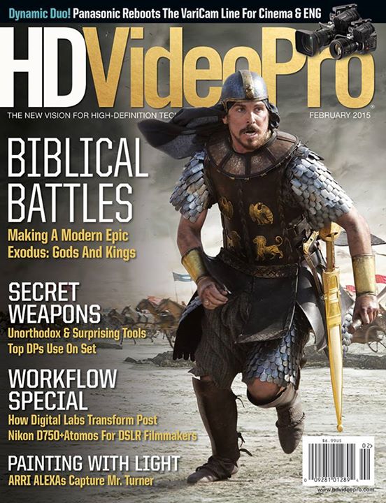 HD VIDEO PRO magazine side cover February 2015