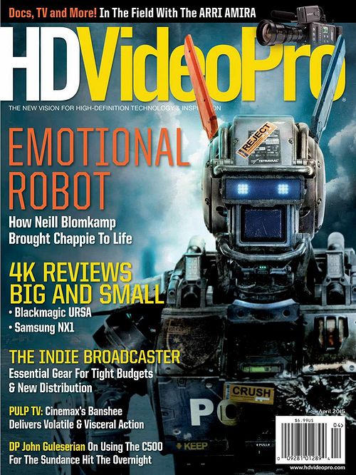 HD VIDEO PRO magazine side cover April 2015