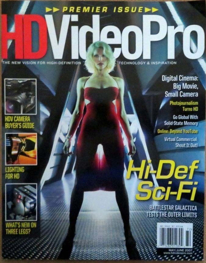 HD VIDEO PRO magazine side cover  May/June 2007