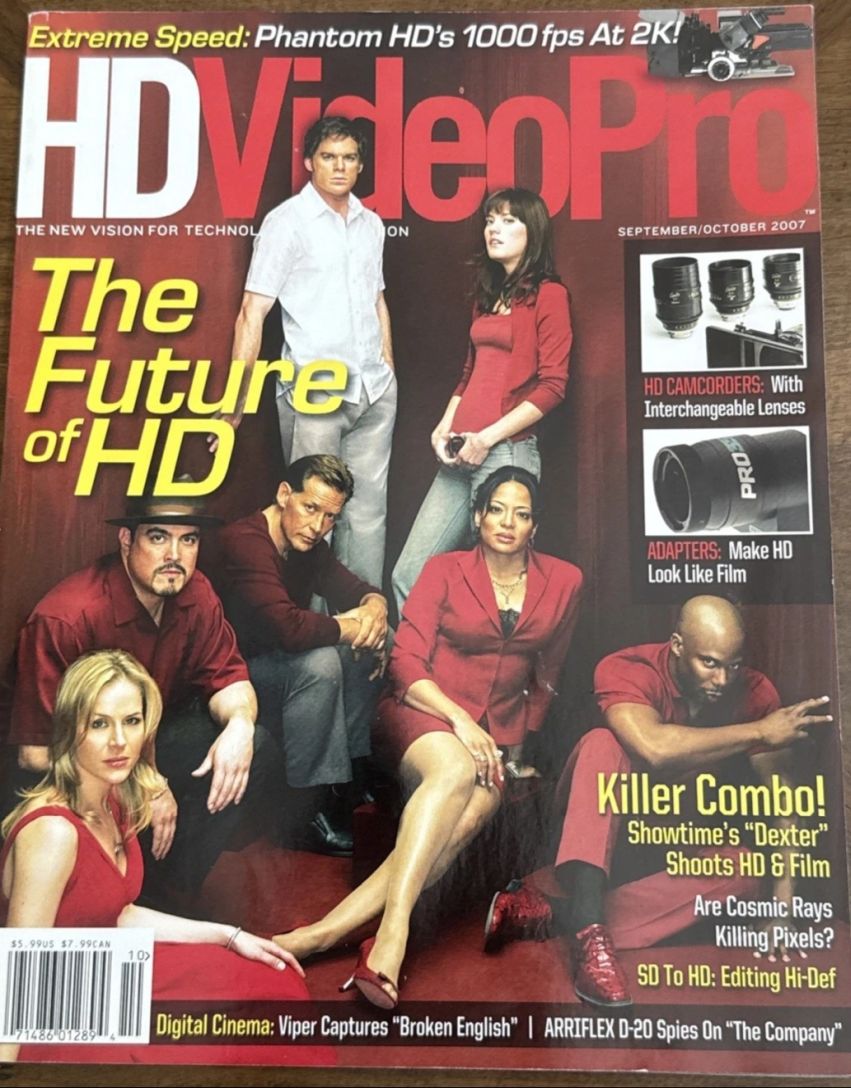 HD VIDEO PRO magazine side cover  September/October 2007