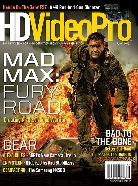 HD VIDEO PRO magazine side cover June 2015