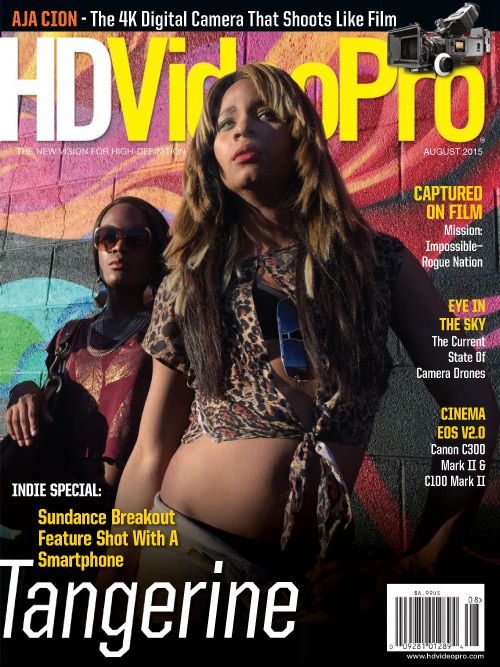 HD VIDEO PRO magazine side cover August 2015