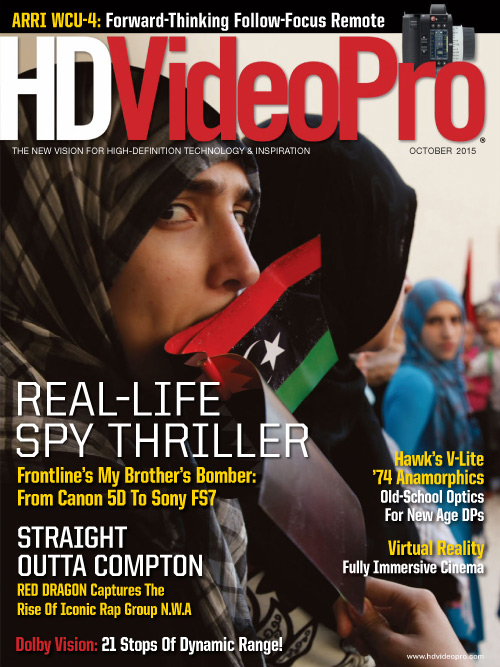 HD VIDEO PRO magazine side cover October 2015