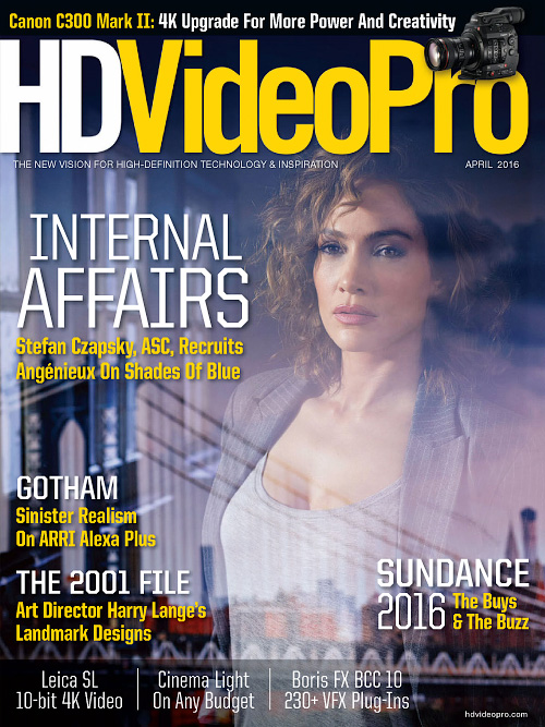 HD VIDEO PRO magazine side cover March/April 2016