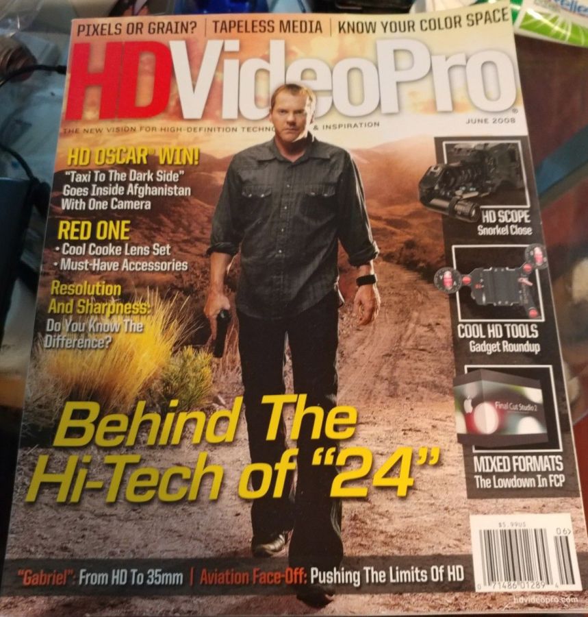 HD VIDEO PRO magazine side cover  June 2008