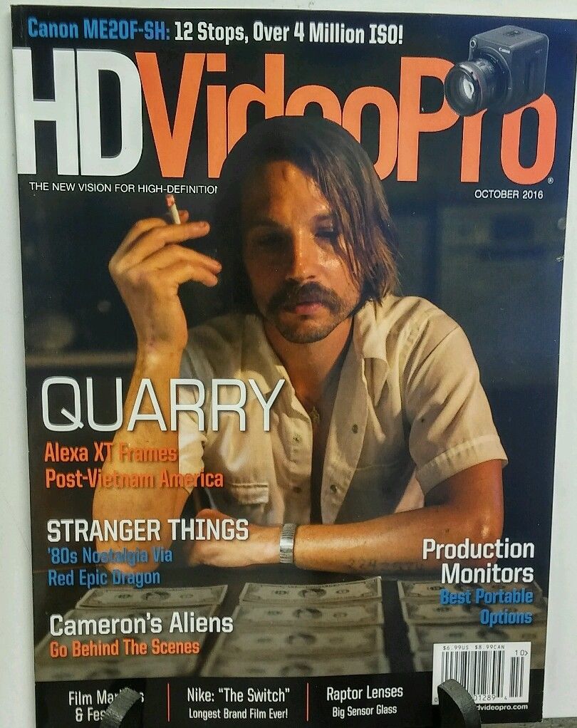 HD VIDEO PRO magazine side cover October 2016