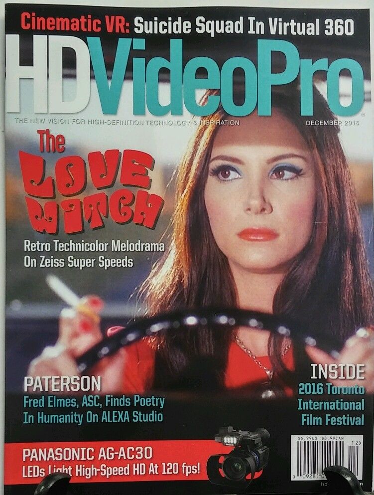 HD VIDEO PRO magazine side cover December 2016