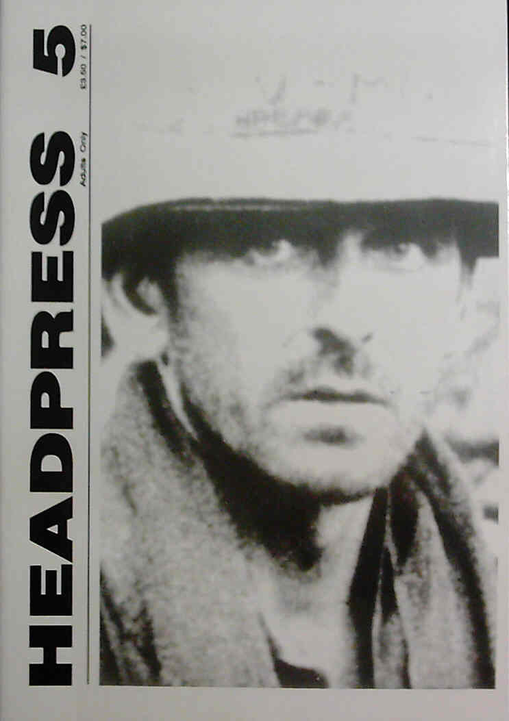 HEADPRESS magazine side cover Issue 5  1992