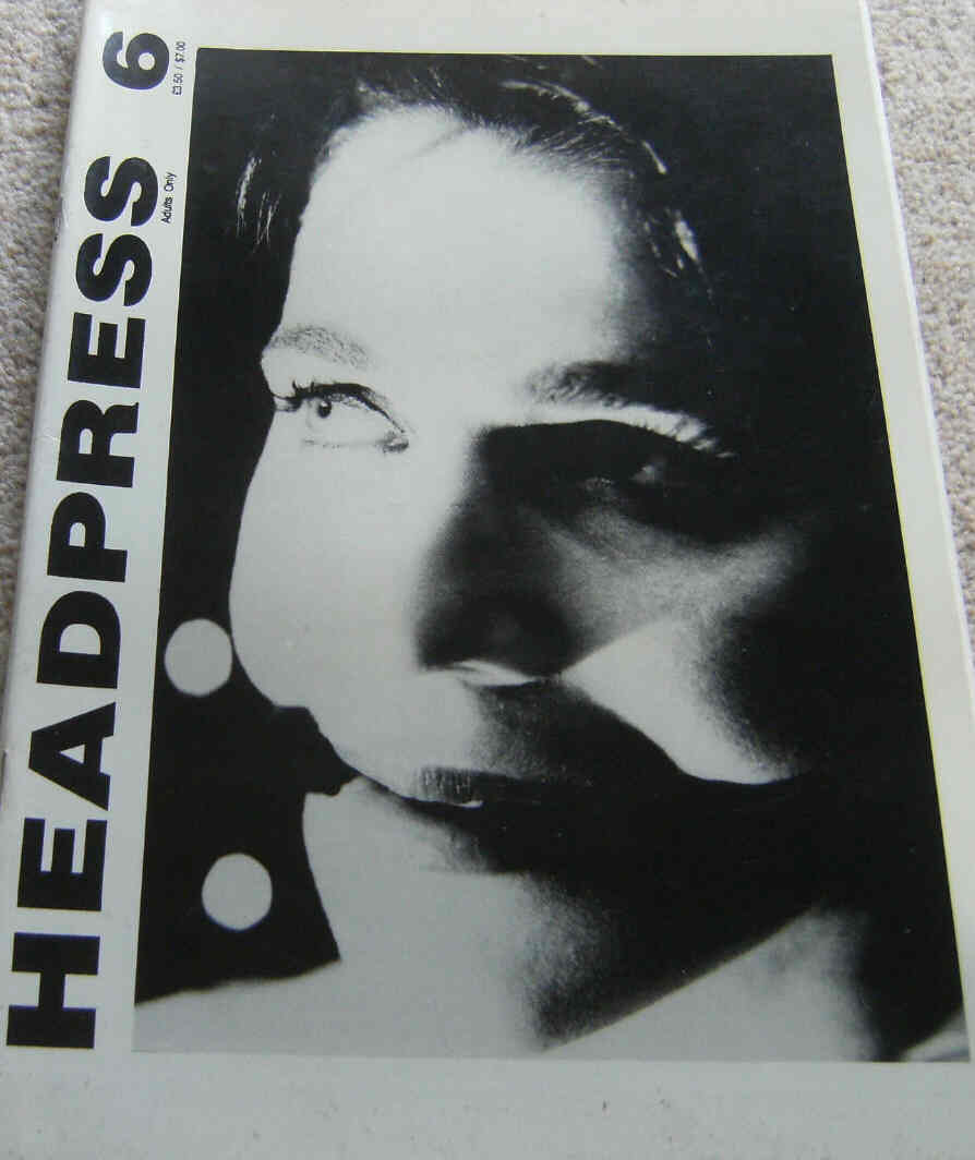 HEADPRESS magazine side cover Issue 6  1993