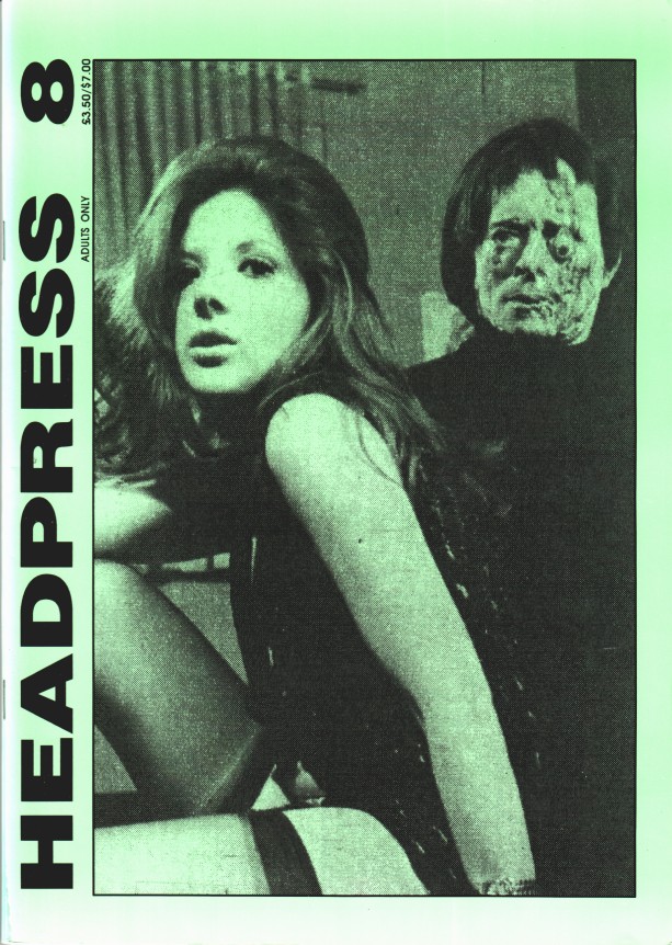 HEADPRESS magazine side cover Issue 8  1994