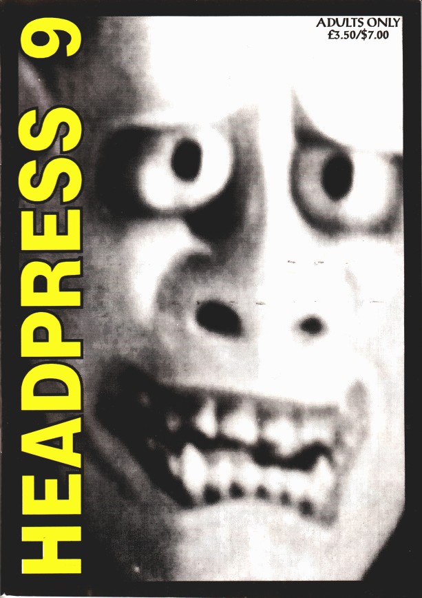 HEADPRESS magazine side cover Issue 9  1994