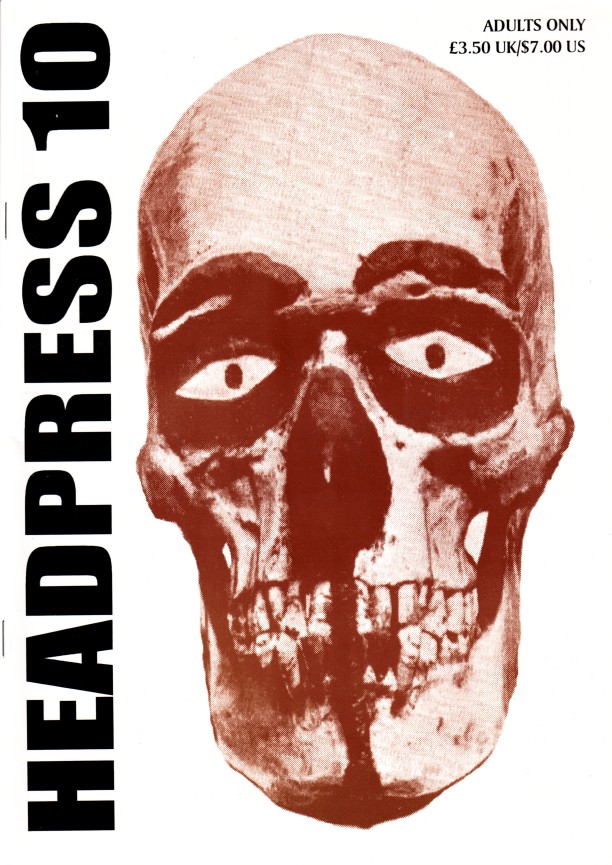 HEADPRESS magazine side cover Issue 10  1995