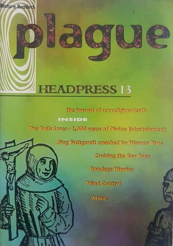 HEADPRESS magazine side cover Issue 13 Winter 1997