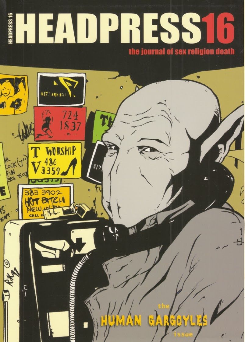 HEADPRESS magazine side cover Issue 16 Spring 1998