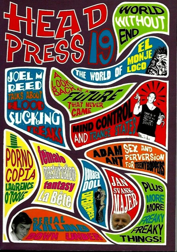 HEADPRESS magazine side cover Issue 19 Summer 1999