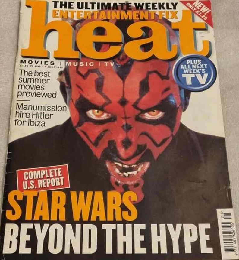 HEAT magazine side cover 29 May 1999