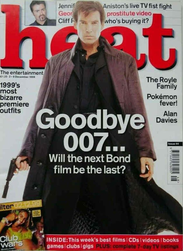 HEAT magazine side cover 2 December 1999