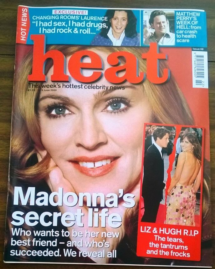 HEAT magazine side cover 2 June 2000