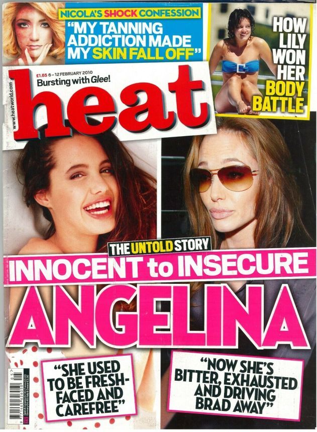 HEAT magazine side cover 6 February 2010