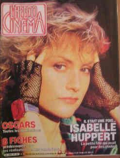 HEBDO CINEMA magazine side cover Issue 17 20 February 1985