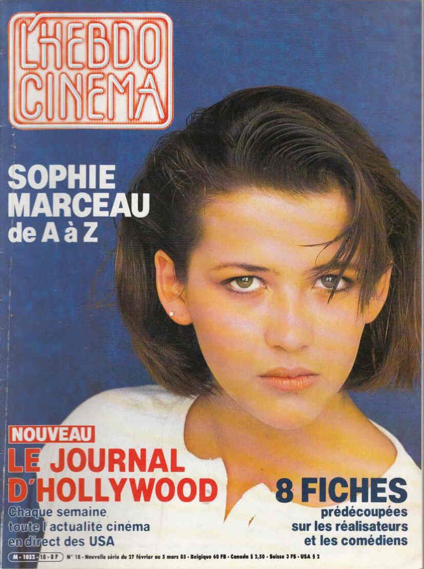 HEBDO CINEMA magazine side cover Issue 18 27 February 1985