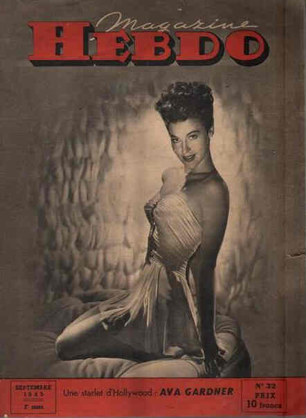 HEBDO magazine side cover Issue 32 September 1945