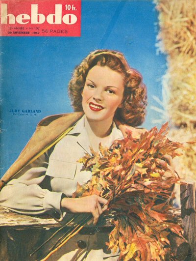 HEBDO magazine side cover 29 November 1947