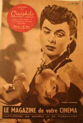 HEBDO CINEPHILE magazine side cover Issue 64 5 November 1947
