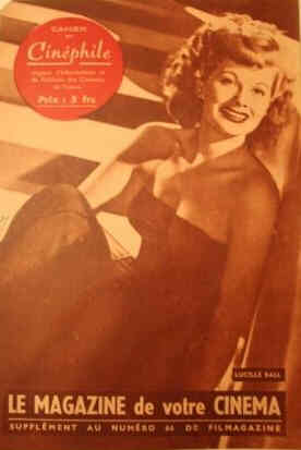HEBDO CINEPHILE magazine side cover Issue 66 19 November 1947