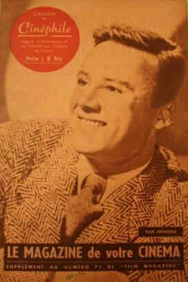 HEBDO CINEPHILE magazine side cover Issue 71 24 December 1947