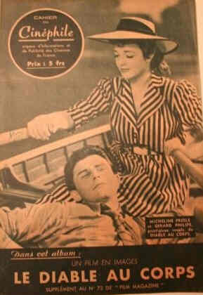 HEBDO CINEPHILE magazine side cover Issue 72 31 December 1947