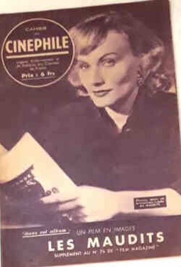HEBDO CINEPHILE magazine side cover Issue 76 17 January 1948