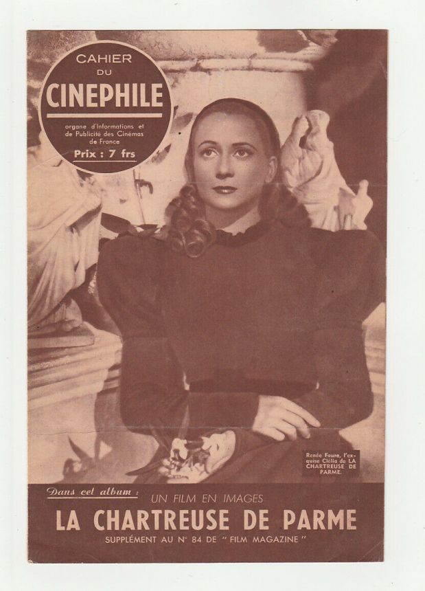HEBDO CINEPHILE magazine side cover Issue 84 11 March 1948