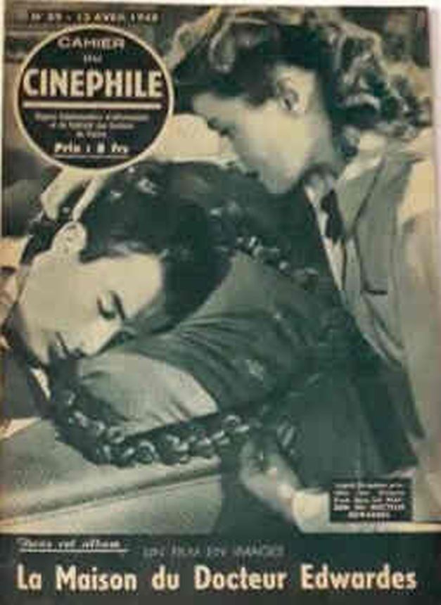 HEBDO CINEPHILE magazine side cover Issue 89 13 April 1948