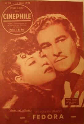 HEBDO CINEPHILE magazine side cover Issue 93 11 May 1948
