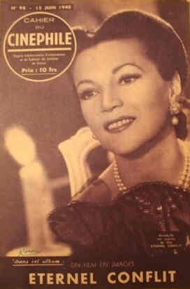 HEBDO CINEPHILE magazine side cover Issue 98 15 June 1948