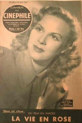 HEBDO CINEPHILE magazine side cover Issue 100 26 June 1948