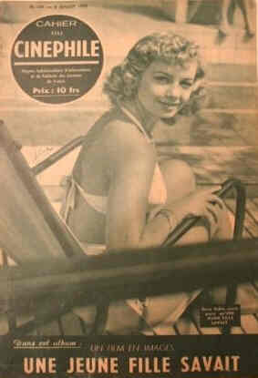 HEBDO CINEPHILE magazine side cover Issue 101 6 July 1948