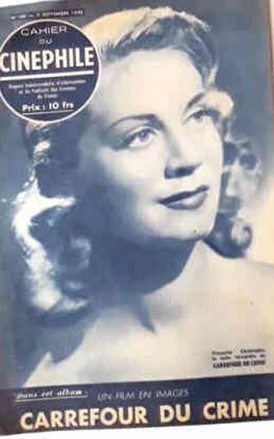 HEBDO CINEPHILE magazine side cover Issue 108 7 September 1948