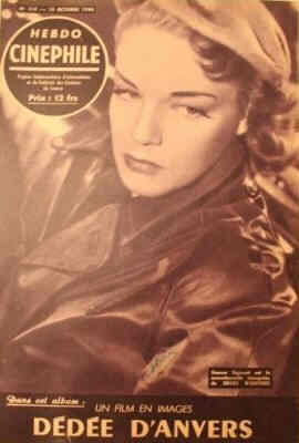 HEBDO CINEPHILE magazine side cover Issue 114 19 October 1948