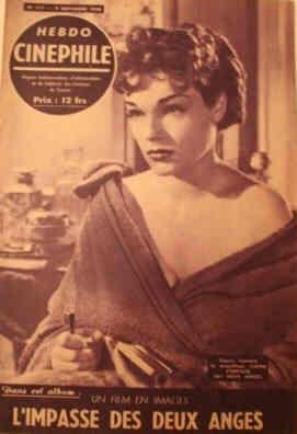 HEBDO CINEPHILE magazine side cover Issue 117 9 November 1948