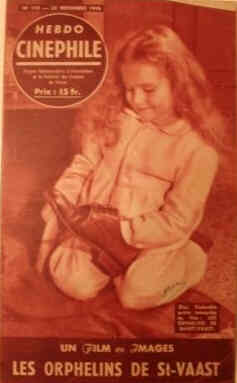 HEBDO CINEPHILE magazine side cover Issue 119 23 November 1948