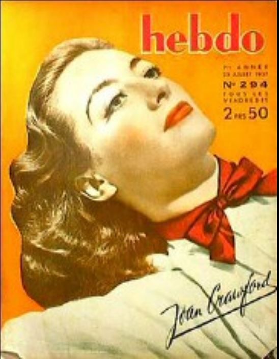 HEBDO magazine side cover Issue 294 23 July 1937