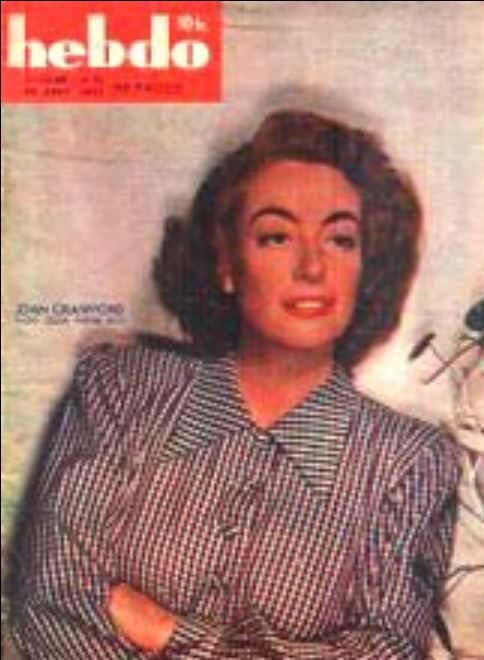 HEBDO magazine side cover August 1947