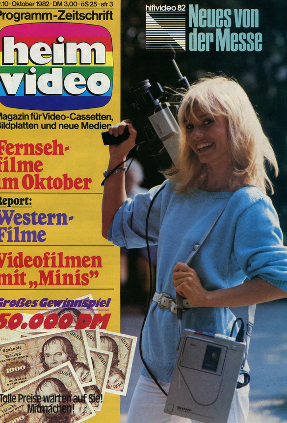 HEIMVIDEO magazine side cover Issue 10  October 1982