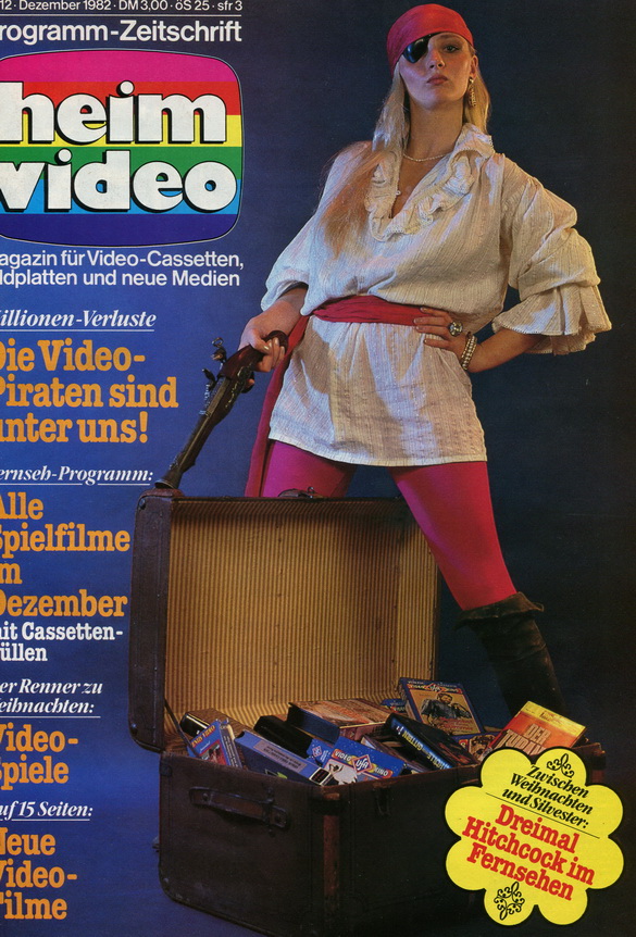 HEIMVIDEO magazine side cover Issue 12  December 1982