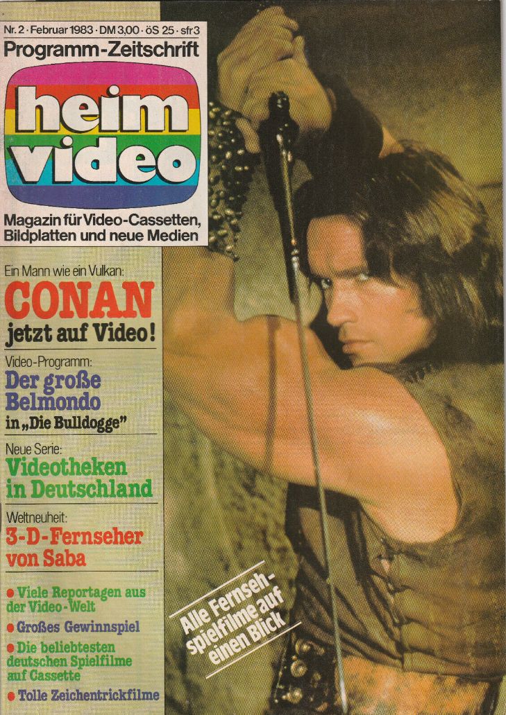 HEIMVIDEO magazine side cover Issue 2  February 1983