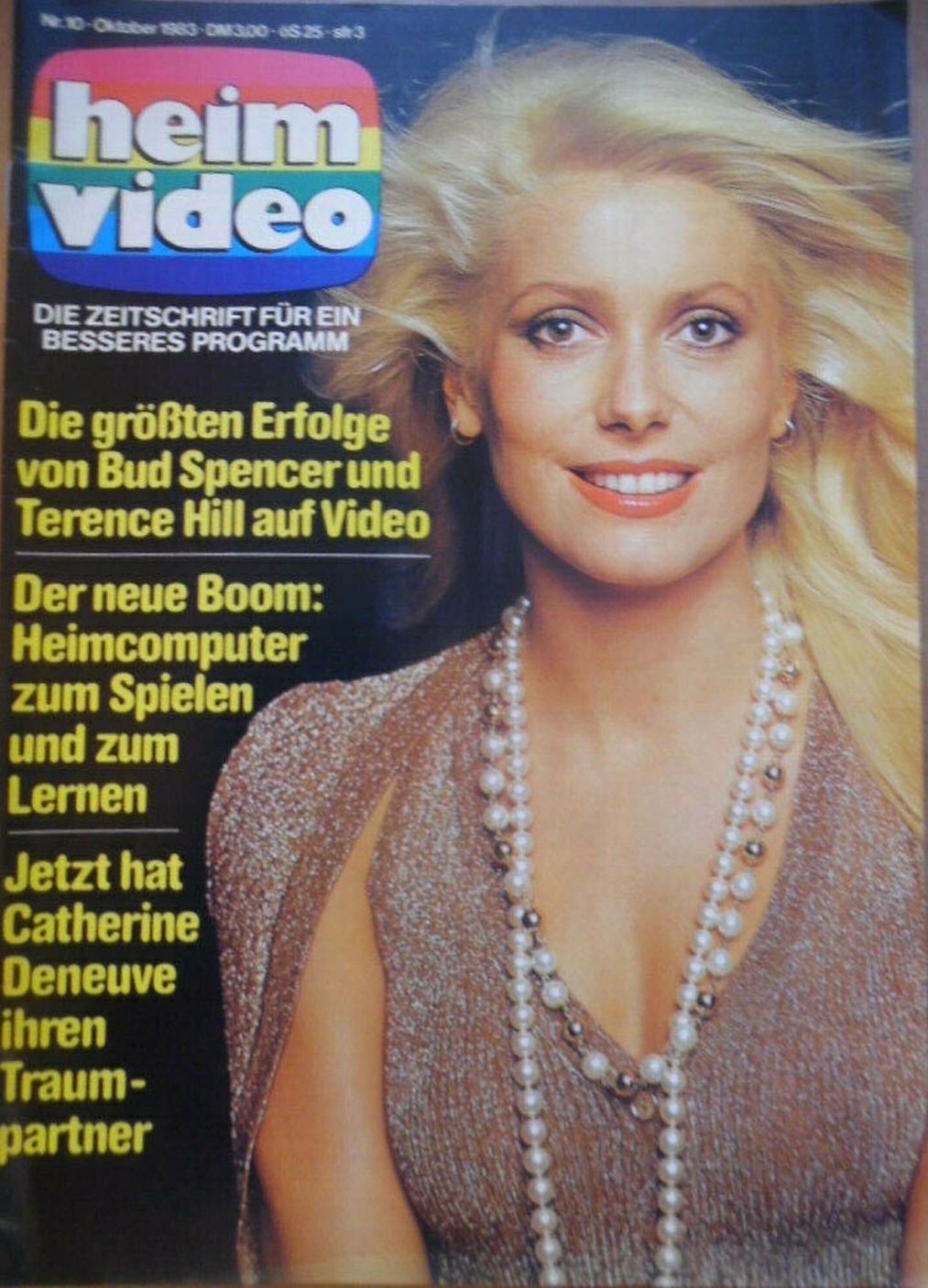 HEIMVIDEO magazine side cover Issue 10  October 1983